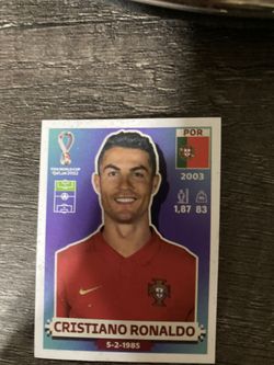 Cristiano Ronaldo World Cup Album Card