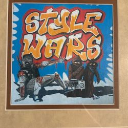 CUSTOM MATTED GRAFFITI STYLE WARS FRAME