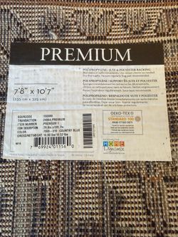 Title: Premium Blue Area Rug 7’8” x 10’7”