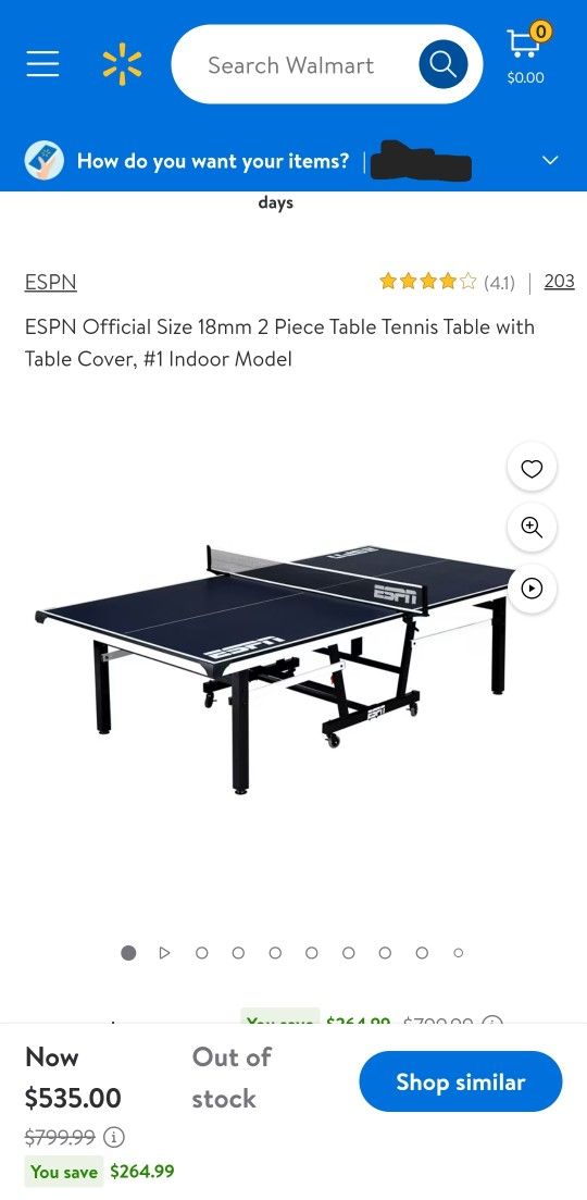 ESPN Ping Pong Table  Table Tennis Table