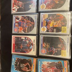  HIGH-GRADE Vintage Sports Card Lot – PSA 8–9 Quality, Some GEM MINT – Earl Campbell, Walter Payton, David Robinson & More