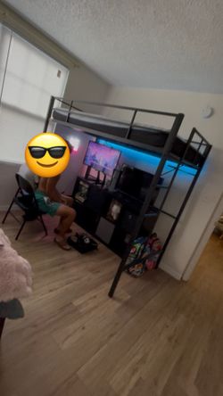 Twin loft bed
