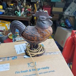 Vintage Rooster Table Lamp