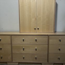 Dresser with armoire 