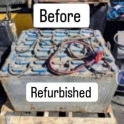 Forklift, Battery, Solar. 