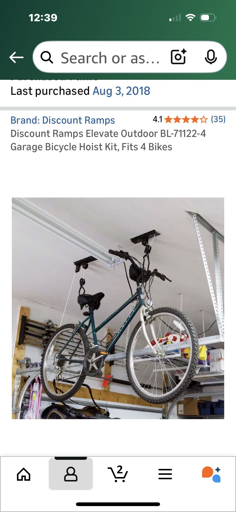Garage Bicycle Hoist Kits 
