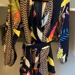 Wrap Multi Color Dress