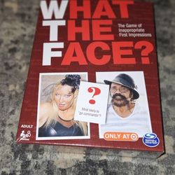 What The Face? The Game of Inappropriate First Impressions Brand New Sealed!!