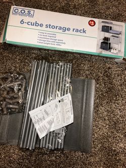6 Cube Storage rack