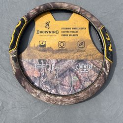 Browning Signature Automotive Camo Steering Wheel Cover