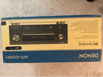 DENON Premium  AVR X2500h 7.2 Channel , WIFI, Dolby Atmos/Vision DTS:X,  8 HDMI