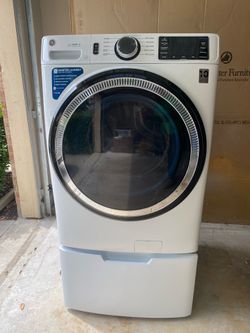 GE Front Load Washer w/ Pedestal - Warranty
