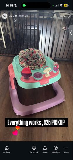 Baby walker girl
