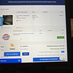 2025 Silverado OEM Rubber Floor Mats