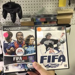 FIFA 08 And 01 Ps2