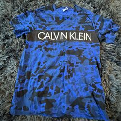 Calvin Klein T-shirt Blue Camo 