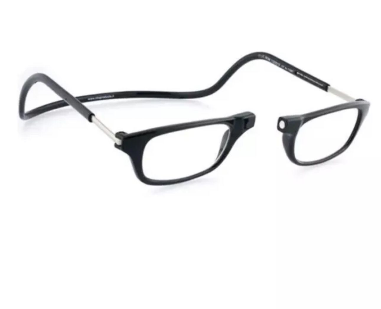 NEW AUTHENTIC CliC +2.75 Diopter Magnetic Reading Glasses Euro Black Readers