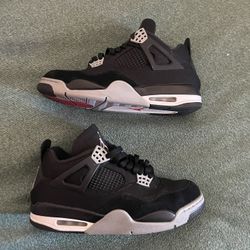 Jordan 4 Black Canvas 