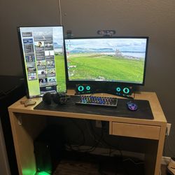 Pc Gaming Setup  FOR JUST SETUP PRICE(Monitors And Pc)
