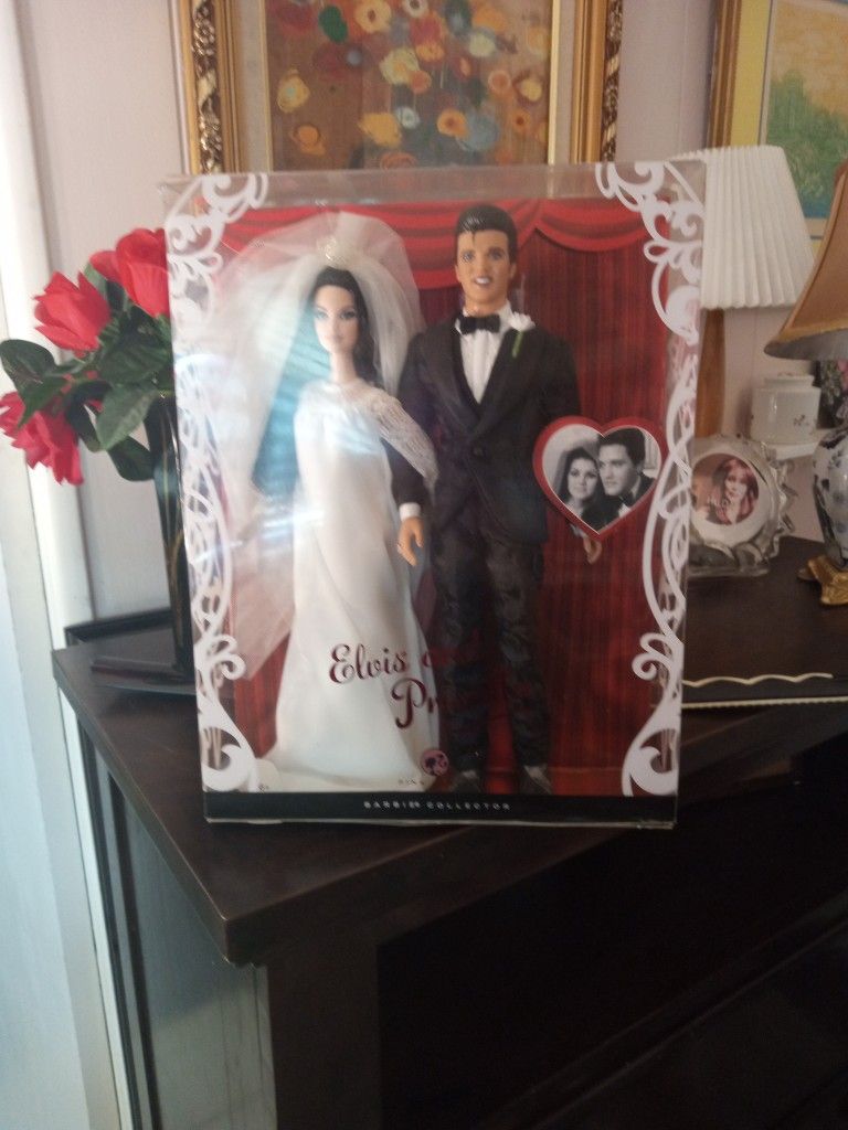 Priscilla Elvis Wedding Dolls