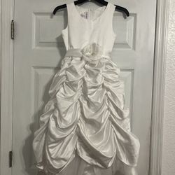 Girls Formal White Dress 