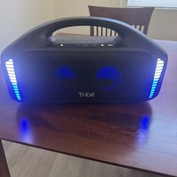 Tribit StormBox Blast Portable Speaker: 90W Loud Stereo Sound with XBass, IPX7 Waterproof Bluetooth Speaker with LED Light, Bluetooth 5.3&TWS, Custom 