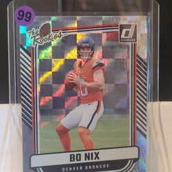 Bo Nix Donruss The Rookies 2024