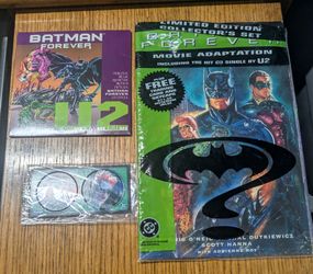 Batman Forever cd , pog &  mag