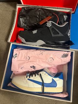 Bred 4s Travis Scott 1 low
