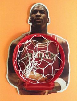 Vintage 80s 90s Michael Jordan Mini Basketball Hoop