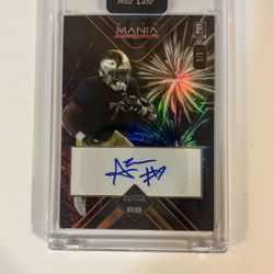 Audric Estime 1/1 Autographed card