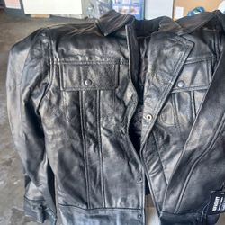 Western Tucker Black Real Leather Jacket 
