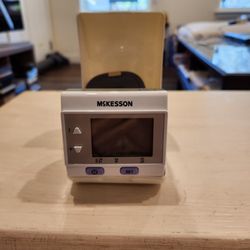 McKesson Digital Wrist Blood Pressure Monitor used for measuring blood pressure at home, works great