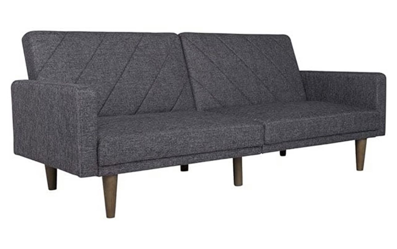 Gray Futon Sleeper Sofa