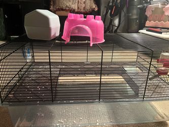 Small Animal Cage with Accessories