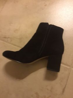 Boots Suede Black Size 5.5