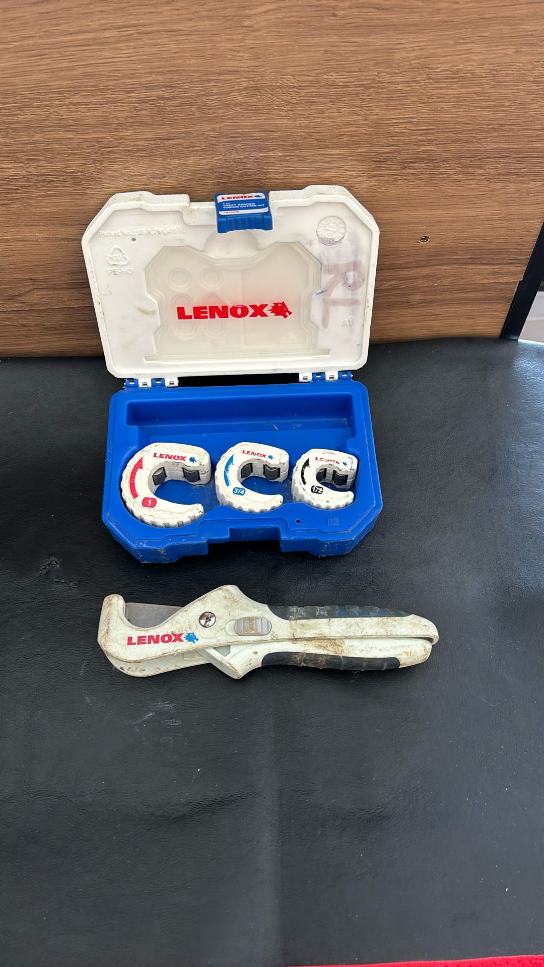 Lenox 3 piece Pipe Cutters