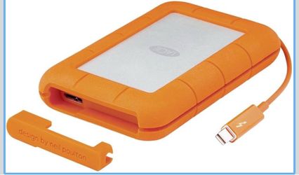LaCie Rugged Portable External Hard Drive
