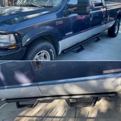 LA Zona Auto Parts 1999 To 2016 Ford F250 F350 F450 F550 Running Boards Drop Step Off Road Estribos Nerf Bar