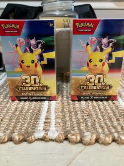 Pokemon TCG 30th Celebration Booster Bundle English Sealed X2
