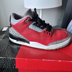 Jordan 3 Red Cement 
