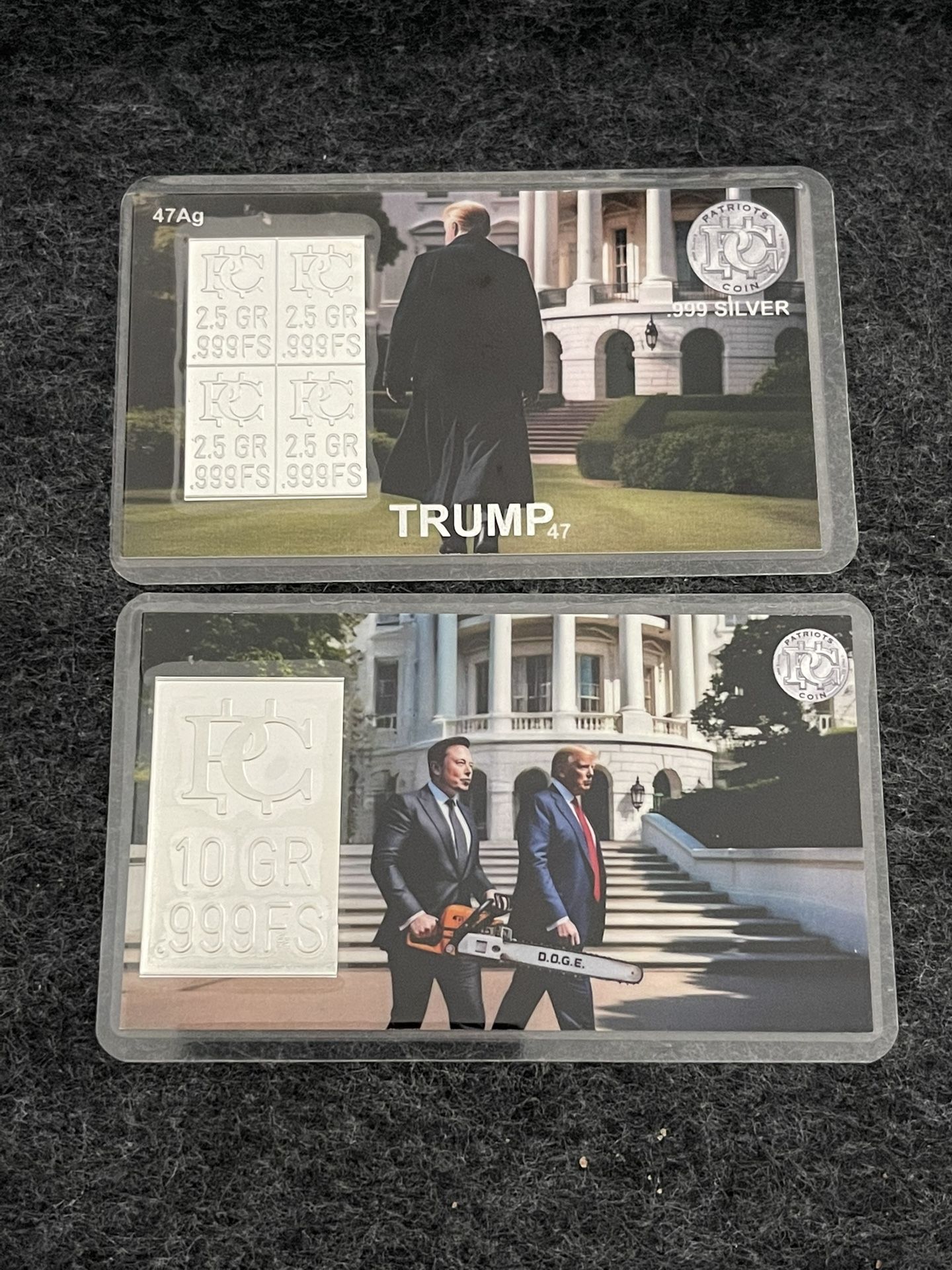 Silver Cards 10gr- Trump