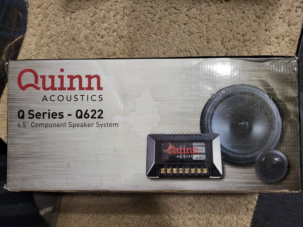 New Quinn AcousticS 6.5 Component Speakers - $100 Box.