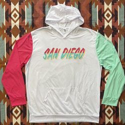 San Diego Padres City Connect Light Weight Hoodie/Shirt 9/4/24 Unisex Size XL