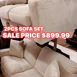 2pcs Sofa Set 
