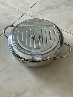 Deep Frying Pot With Thermometer