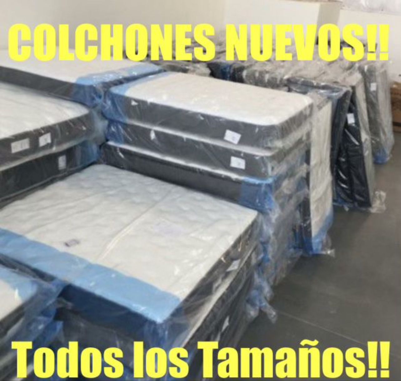 COLCHONES TODOS LOS TAMAÑOS NUEVOS!! 