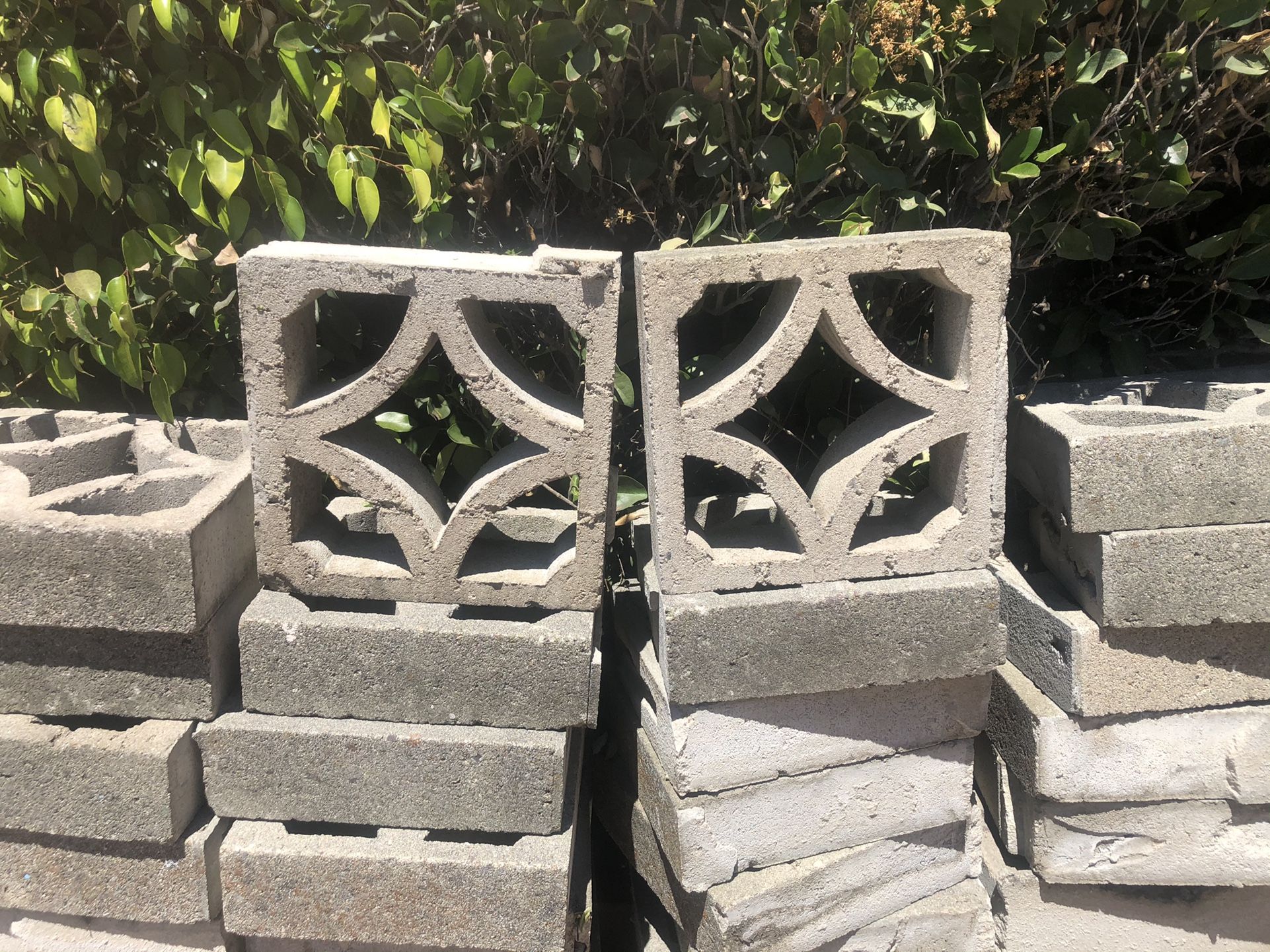 FREE Rotary Natural Cement Breeze Block 12x12