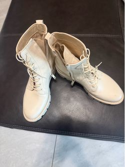 Leather boots