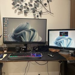 Samsung and HP monitors 2x1!
